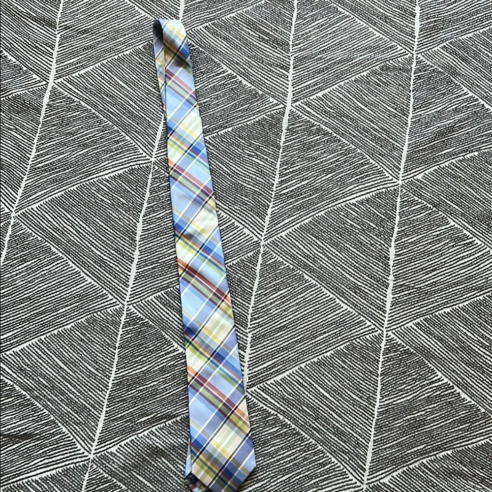 TOMMY HILFIGER Plaid Multicolor Men's Tie
